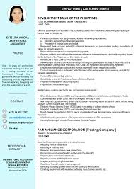 Accounting Resume Template    CV Template Finance Financial    