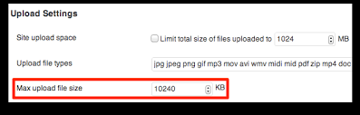 increase file upload size limit in php
