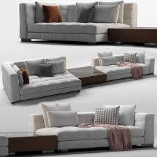 minotti blazer sofa 3d model cgtrader