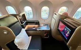 flying qantas business cl to london