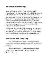 A research paper is a scientific work that investigates a particular subject or evaluates a specific therefore, finding an example methodology research paper pdf on the web or library would help you quick start or have an idea of what to do in. Methodology Sample In Research Organizing Your Social Sciences Research Paper 6 The Methodology