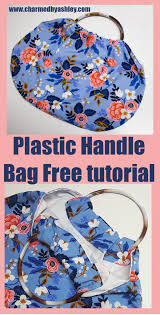 plastic handle purse tutorial charmed