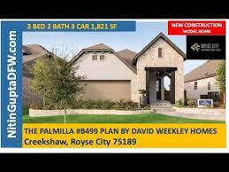 Palmilla Plan By David Weekley Homes In