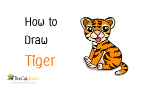 For more drawing tutorials, be sure to subscribe to the doodlekat1. How To Draw Tiger For Kids Easy Learn How To Draw