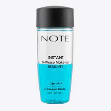 instant bi phase make up remover note