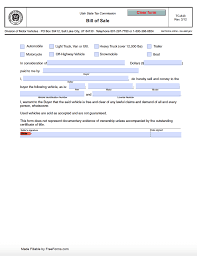 free utah bill of forms pdf