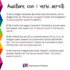 Parliamo, in particolare, dei verbi Utilizzo Dell Ausiliare Con I Verbi Impariamo L Italiano Facebook
