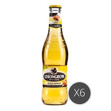 strongbow cider gold apple 6x33cl