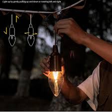Pull String Light Tent Lamp