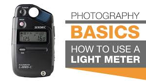 Photography Basics How To Use A Light Meter Youtube