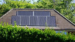 solar panels in a conservation area