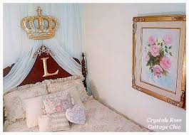 Pink Princess Bed Crown Canopy Nursery