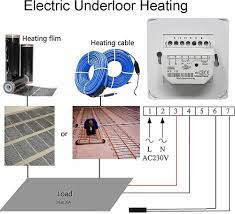 manual underfloor heating thermostats