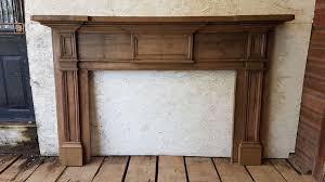 Ic5206 Antique Oak Fireplace Mantel