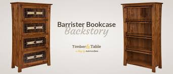 barrister bookcase backstory timber