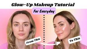 glowing skin makeup tutorial for a