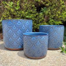 J10 Pottery Glazed Pot Bella Cylinder