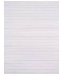 School Smart Chart Paper Pad 24 X 32 Inches Ruled 1 1 2 Inch White 70 Sheets