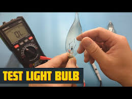 light bulb with a multimeter you