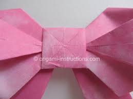 Origami Bow Folding Instructions