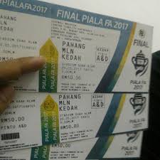 Harga tiket final piala malaysia 2019 jdt vs kedah. Pahang Vs Selangor Final Piala Fa 2018 Umpama M