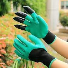 Garden Gloves With Plastic Claws