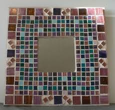 mosaic how to make a wall mirror
