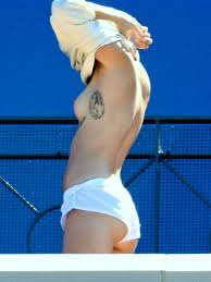 Miley Cyrus. Topless in Sydney 