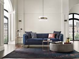 Vienna 3 Seater Sofa Blue By Enza Home