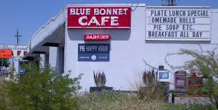 texas can be found at blue bonnet cafe