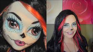 skelita calaveras monster high makeup