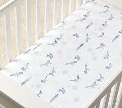 Organic Flannel Forest Fox Crib Sheets