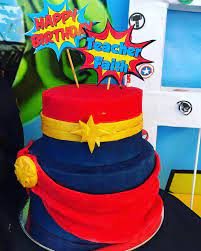 Maryam's passion for art and design along with her love of pastries led to the start of marvel cake. Cakes By Aika Captain Marvel Cake Design Based From Facebook