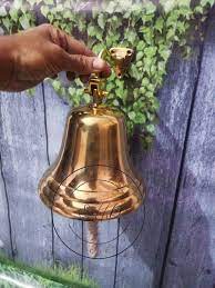 Solid Brass 6 Ship Bell Ring Home