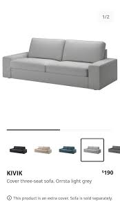 Ikea Kivik Three Seat Sofa Last 3 Days