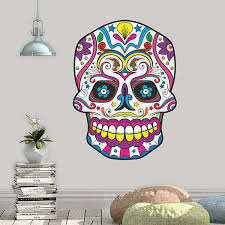 Wall Sticker Mexican Skull Of