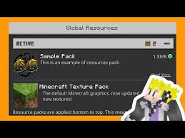 resource pack in minecraft bedrock