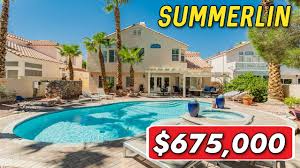 in summerlin with pool spa