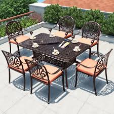 Cast Aluminum Barbecue Tables And