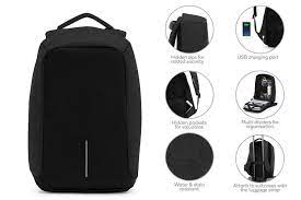 anti theft fortress backpack with usb