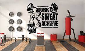 Fitness Wall Art Gym Wall Stickers