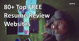 Free Online Resume Reviews 80 Top Websites