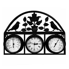 shabby chic garden wall clock with