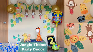 animal safari theme birthday decoration