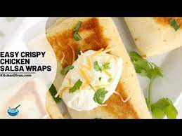 Spicy Chicken Tortilla Wrap Youtube gambar png