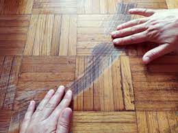 remove scratches from vinyl flooring