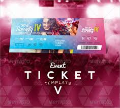 28 Sample Amazing Event Ticket Templates Psd Ai Word