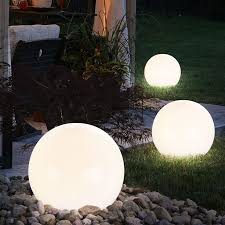 Ball Lamps Patio Plug Spotlight Garden