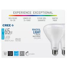 Cree 65w Equivalent Daylight 5000k 12 Bulbs Br30 Dimmable