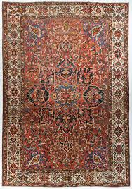 antique persian bakhtiari rug circa 1890